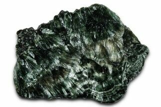Polished Seraphinite Slab - Korshunovkiy Mine, Siberia #354276
