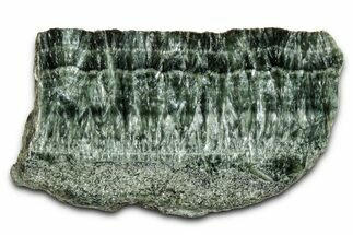 Polished Seraphinite Slab - Korshunovkiy Mine, Siberia #354291