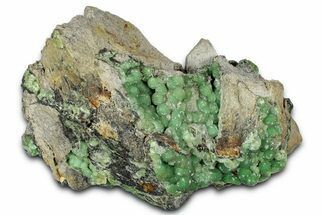 Sparkly Botryoidal Green Wavellite Formation - Arkansas #354609