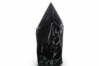 Free-Standing Polished Obsidian Point - Mexico #355034
