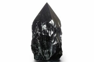 Free-Standing Polished Obsidian Point - Mexico #355055