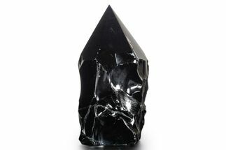 Free-Standing Polished Obsidian Point - Mexico #355053