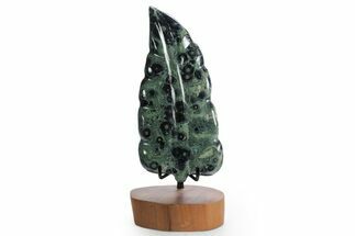 Polished Kambaba Jasper Leaf with Stand - Madagascar #355267