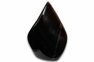 Polished Indonesian Blue Amber Flame #355808