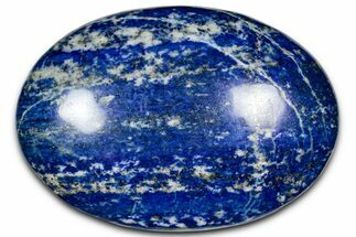 Polished Lapis Lazuli Palm Stone - Pakistan #352551