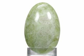 Polished Green Aragonite Egg - Nevada #356223