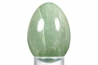 Polished Green Aventurine Egg - India #356275