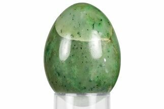 Polished Transvaal Jade Egg - South Africa #356358