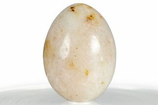 Polished Pink Calcite Egg - Utah #356443
