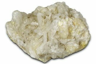Celestine (Celestite) Crystals on Sulfur - Italy #356637