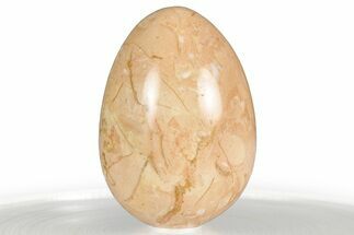 Polished Pink Opal Egg - Philippines #356436