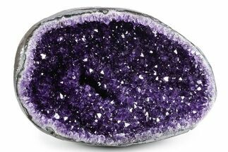 Sparkly Deep-Purple Amethyst Geode - Uruguay #357212