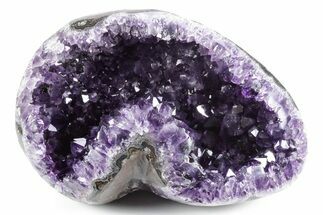 Sparkly Deep-Purple Amethyst Geode - Uruguay #357213