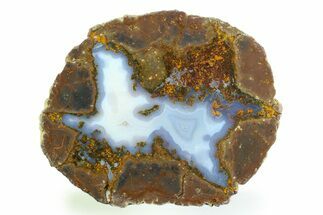 Colorful Polished Thunderegg Half - Nevada #337806