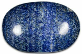 Polished Lapis Lazuli Palm Stone - Pakistan #352569
