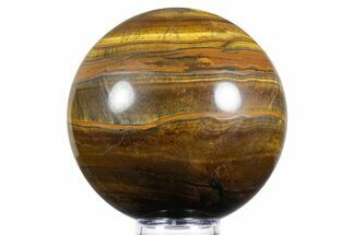 Polished Tiger's Eye Sphere - Top Quality #352489