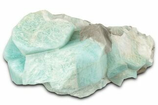 Amazonite Crystal Cluster w/ Smoky Quartz - Lake George, Colorado #358597