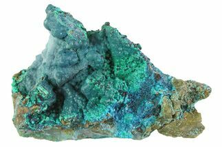 Vibrant Teal Chrysocolla Formation - Peru #358679
