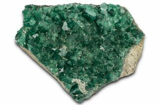 Green Fluorescent Cubic Fluorite Crystals - Madagascar #358927