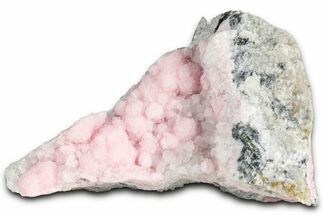 Light Pink Rhodochrosite with Sphalerite - Peru #358889