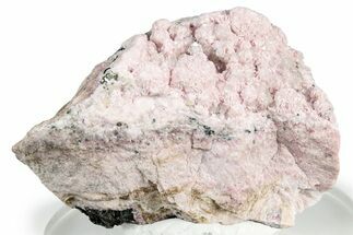 Light Pink Rhodochrosite with Quartz - Peru #358932