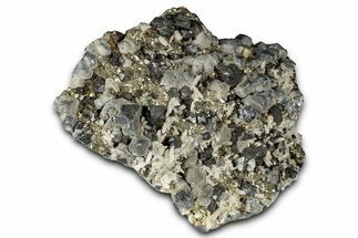 Sparkling Galena, Sphalerite, Pyrite, and Quartz Cluster - Kosovo #358988