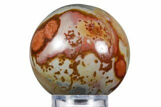 Polished Polychrome Jasper Sphere - Madagascar #358970