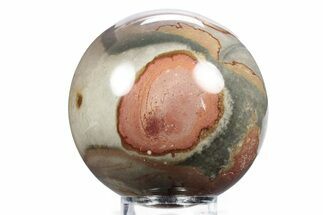 Polished Polychrome Jasper Sphere - Madagascar #359009