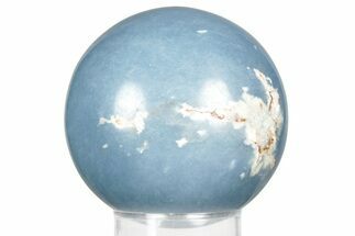 Polished Angelite (Blue Anhydrite) Sphere #359842
