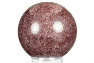 Polished Strawberry Quartz Sphere - Brazil #359854