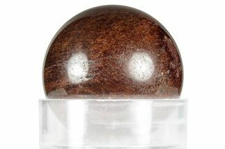 Polished Almandine Garnet Sphere - India #359893