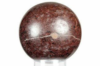 Polished Almandine Garnet Sphere - India #359917