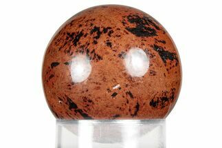 Polished Mahogany Obsidian Sphere - Mexico #360031