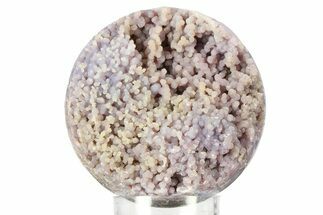 Polished Purple Botryoidal Grape Agate Sphere - Indonesia #360086
