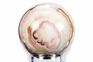 Polished Java Lace Agate Sphere - Indonesia #360364