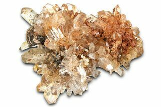 Sparkling Orange Creedite Crystal Cluster - Durango, Mexico #360624