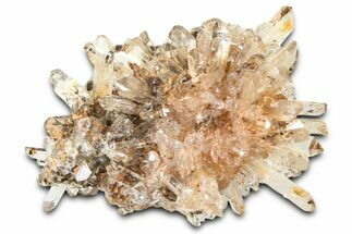 Sparkling Orange Creedite Crystal Cluster - Durango, Mexico #360625