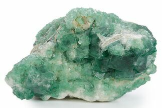 Green Fluorescent Cubic Fluorite Crystals - Madagascar #361318