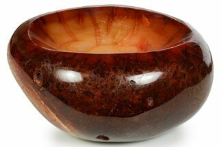 Beautiful Carnelian Agate Dish - Madagascar #361407