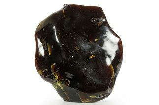 Tall Free-Standing Polished Indonesian Blue Amber #361749