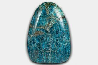 Free-Standing, Polished Blue Apatite - Madagascar #361780