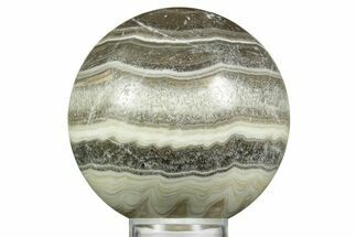 Polished Zebra Calcite Sphere - Mexico #362104