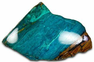 Polished Atacama Blue Opal (Chrysocolla & Opal) - Chile #362265