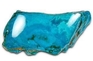 Polished Atacama Blue Opal (Chrysocolla & Opal) - Chile #362275