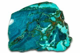Polished Atacama Blue Opal (Chrysocolla & Opal) - Chile #362280