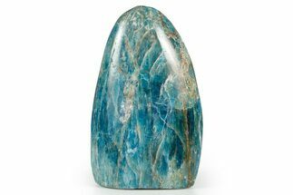 Free-Standing, Polished Blue Apatite - Madagascar #361986