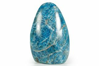 Free-Standing, Polished Blue Apatite - Madagascar #361988