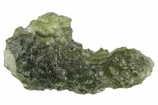 Green Moldavite Tektite ( g) - Czech Republic #359454