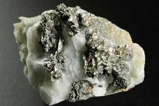Native Silver in Calcite - Morocco #362736