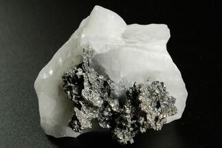 Native Silver in Calcite - Morocco #362739